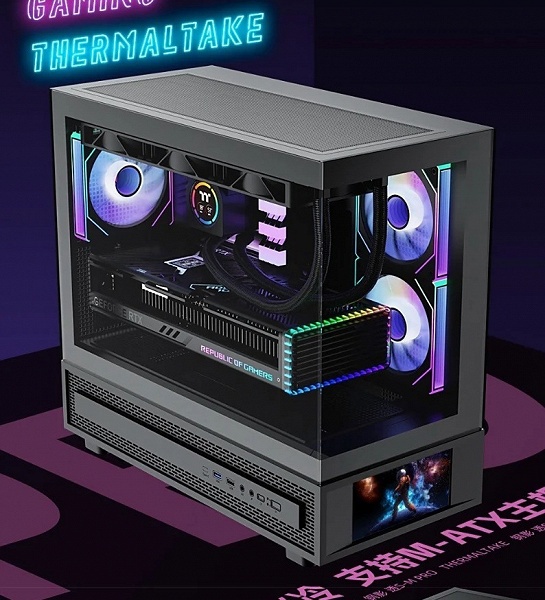 Компактный прозрачный корпус с экраном. Представлен&nbsp;Thermaltake&nbsp;Steel Shadow Transparent SM Pro